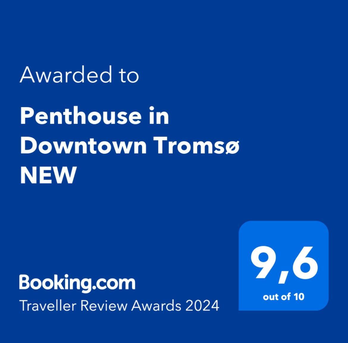 Apartament Penthouse In Downtown Tromso New Zewnętrze zdjęcie